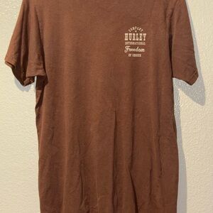 Hurley Men's Chocolate Brown Tee